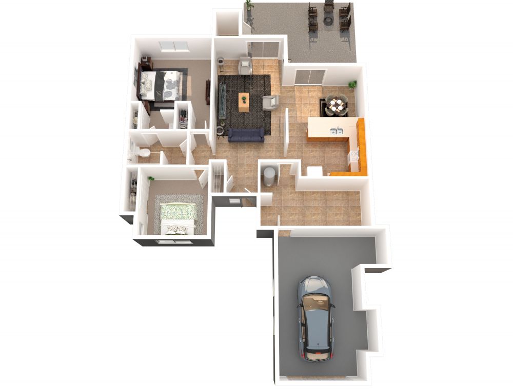 2 Bed, 1.5 Ba (PH15 CD.6)